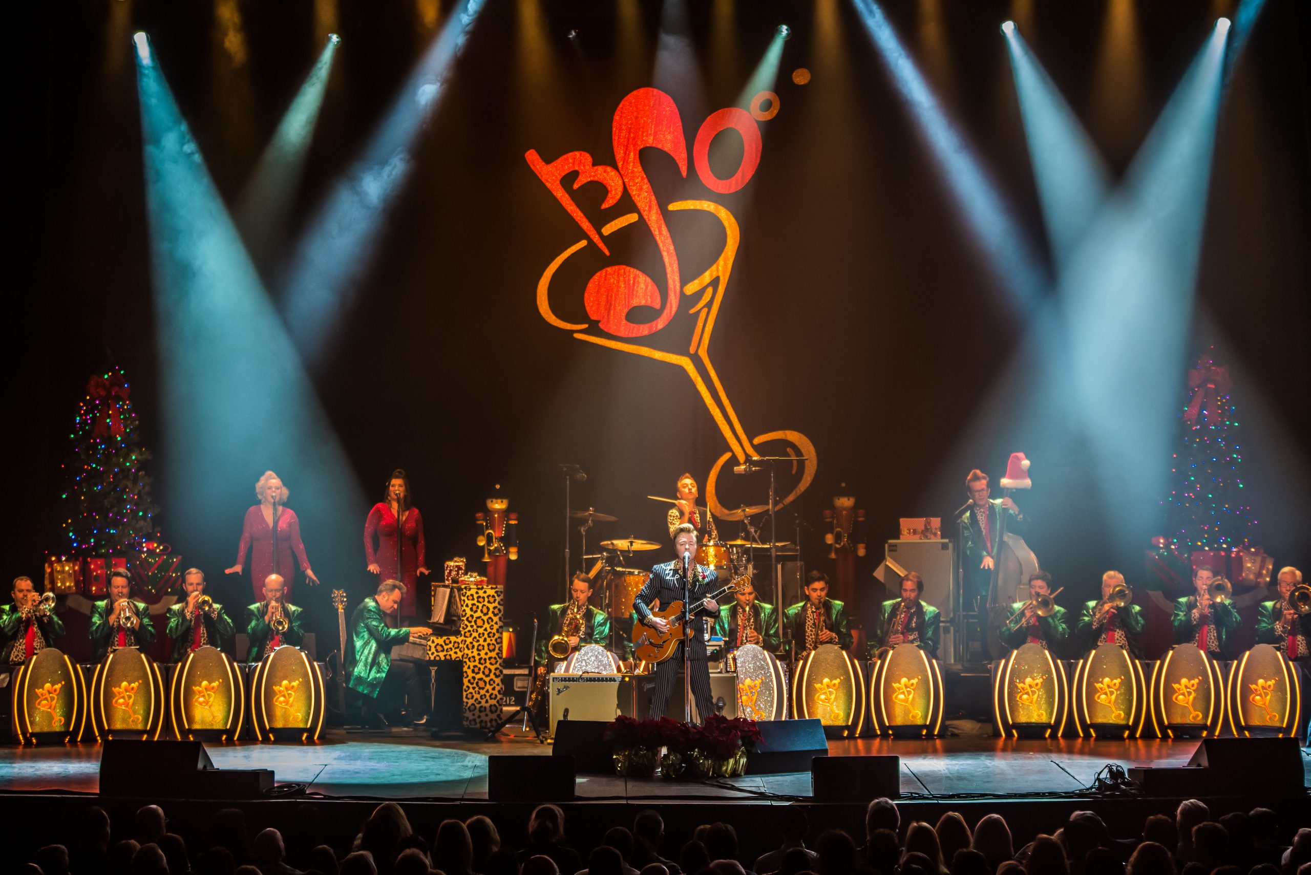 Brian Setzer Christmas Rocks 2022 Siriusxm Presents The Brian Setzer Orchestra 'S 15Th Anniversary Christmas  Rocks! Tour - Brian Setzer